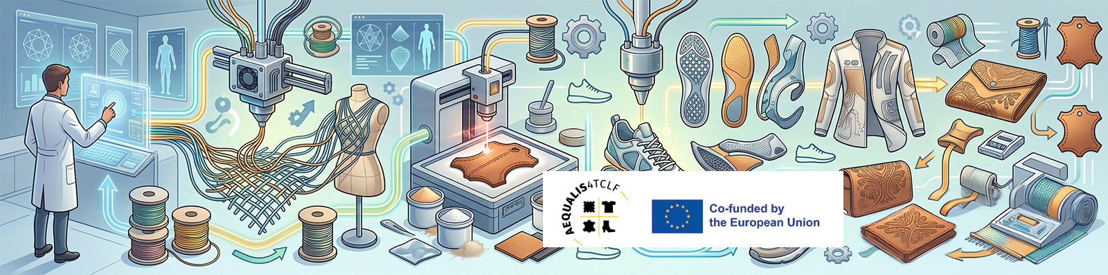An image representing Textile, Clothing, Leather, and Footwear (TCLF) industries.